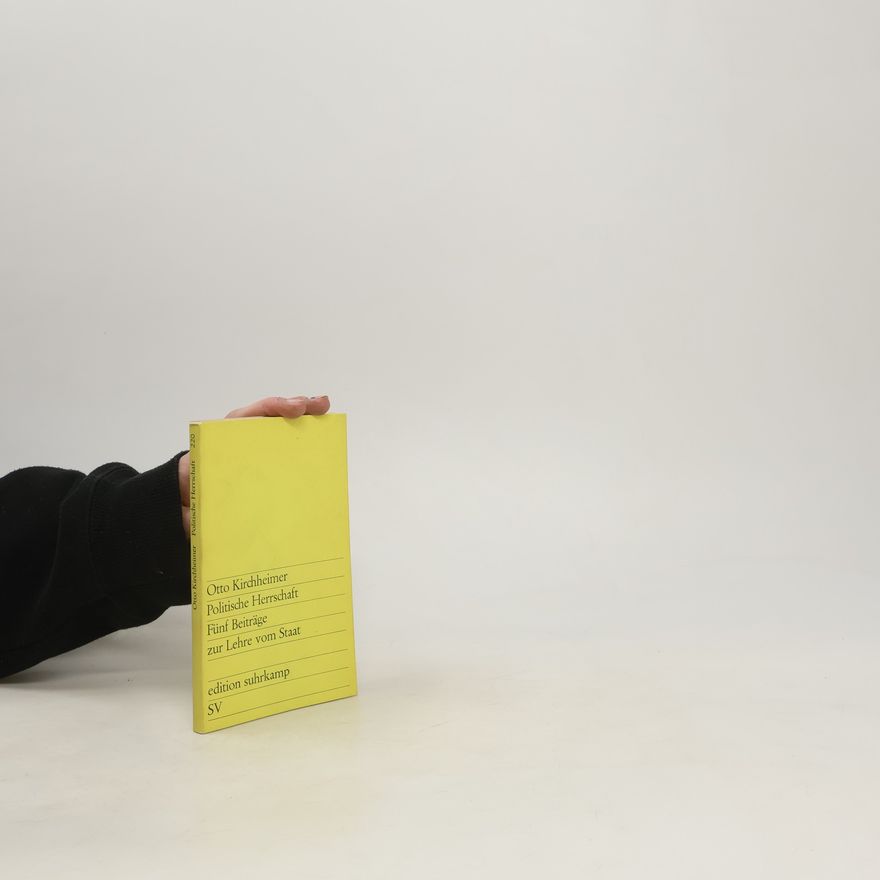 Otto Kirchheimer Politische Herrschaft