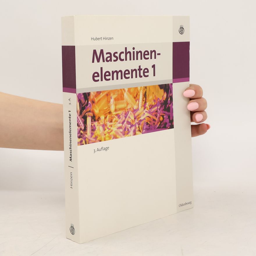 Hubert Hinzen Maschinenelemente 1