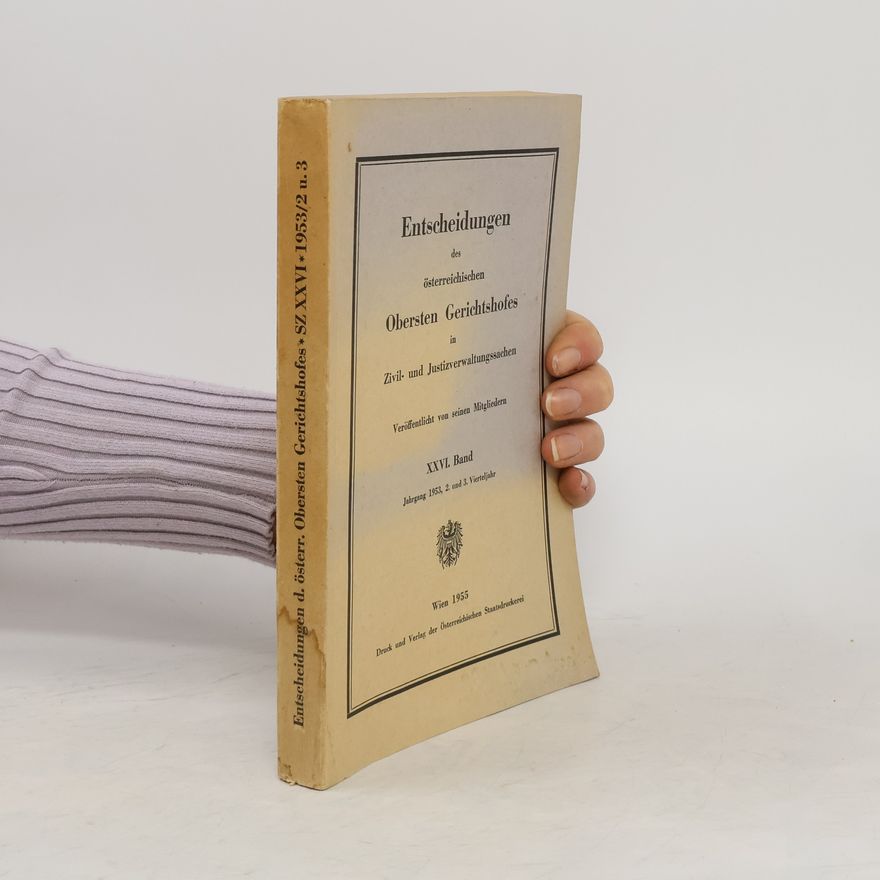 Autorenkollektiv Entscheidungen des österreichischen Obersten Gerichtshofes