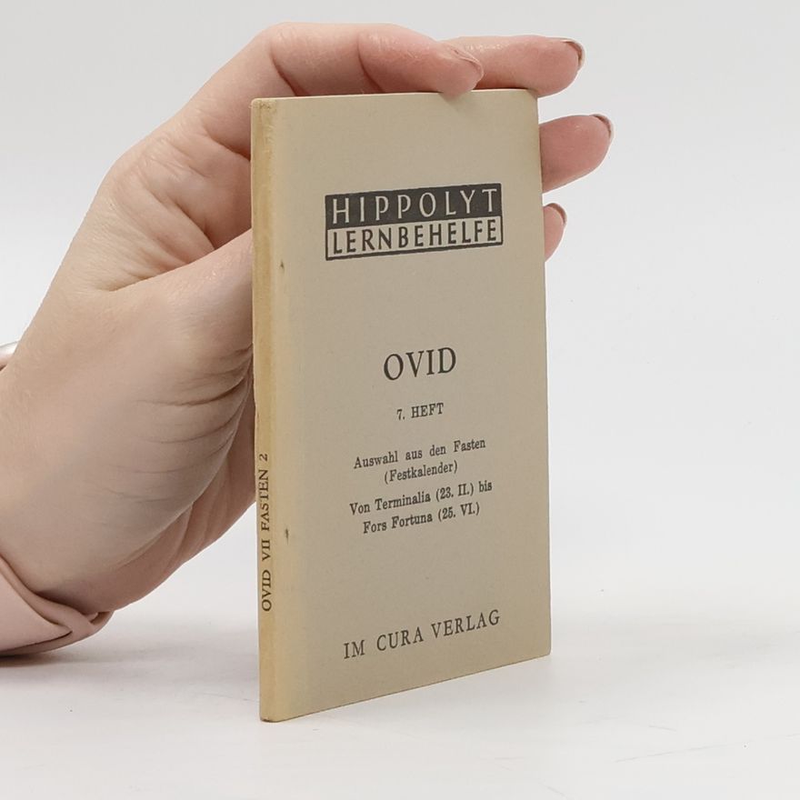 Collectif d'auteurs Ovid VII. Fasten 2
