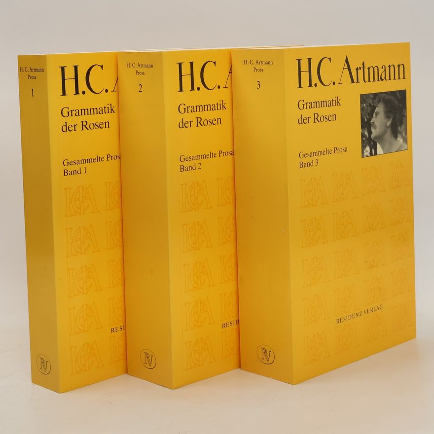 H. C. Artmann Grammatik der Rosen: Gesammelte Prosa. Band 1.-3.