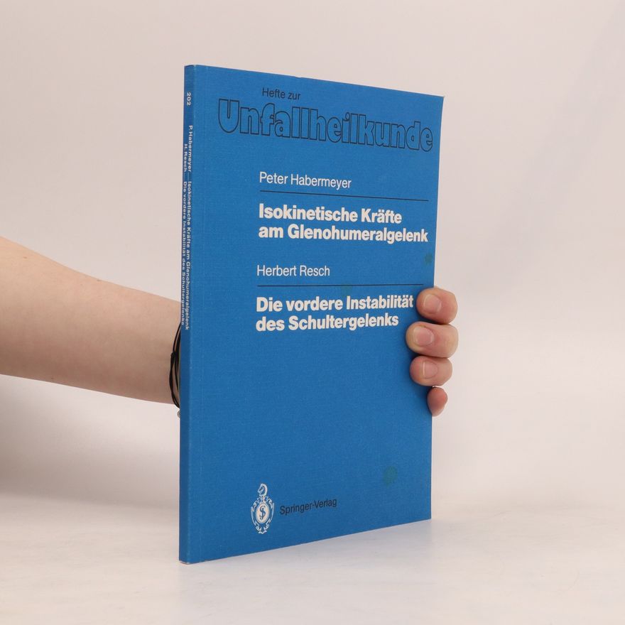 Pater Habermeyer Isokinetische Kräfte am Glenohumeralgelenk