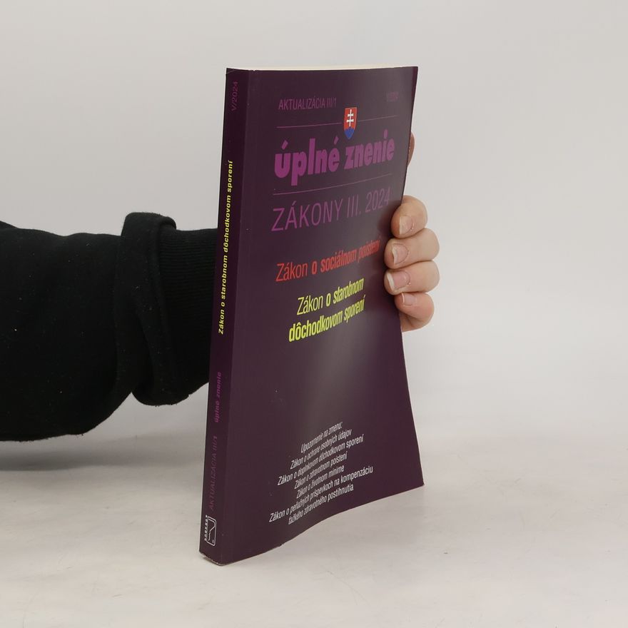 Kolektív autorov Zákon o starobnom dôchodkovom sporení