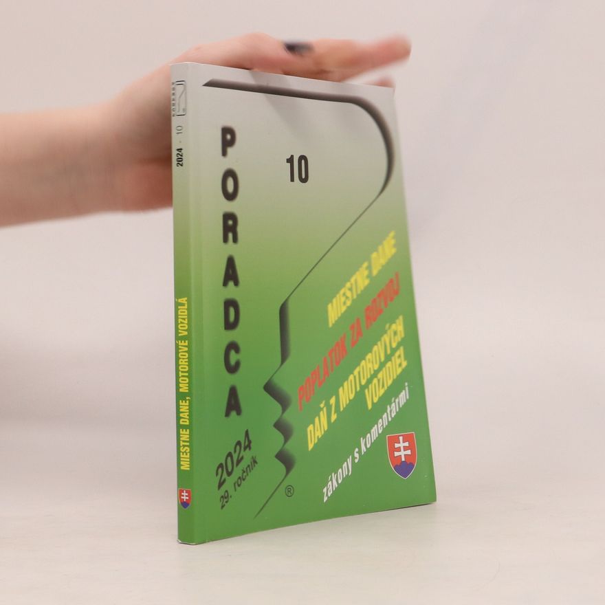Kolektív autorov Poradca 10. Miestne dane, motorové vozidlá