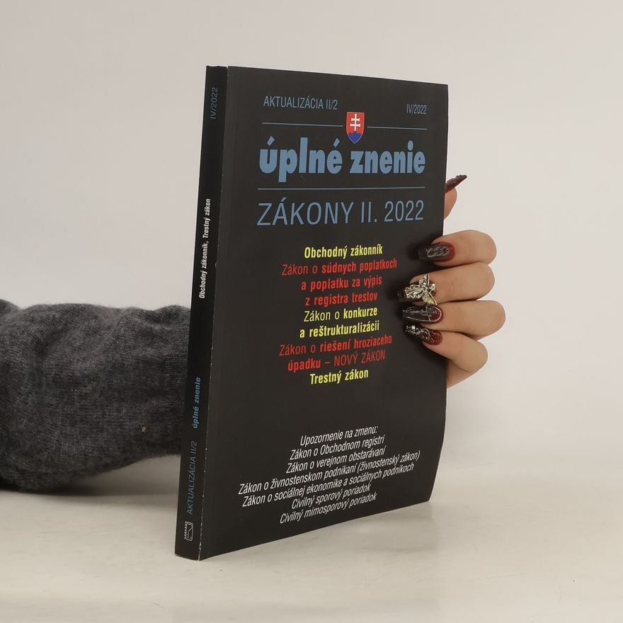 Kolektív autorov Obchodný zákonník. Trestný zákon