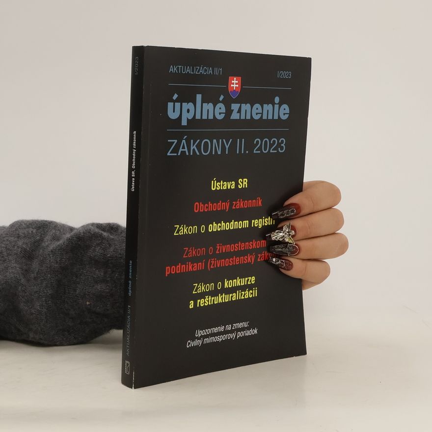 Kolektív autorov Ústava SR. Obchodný zákoník