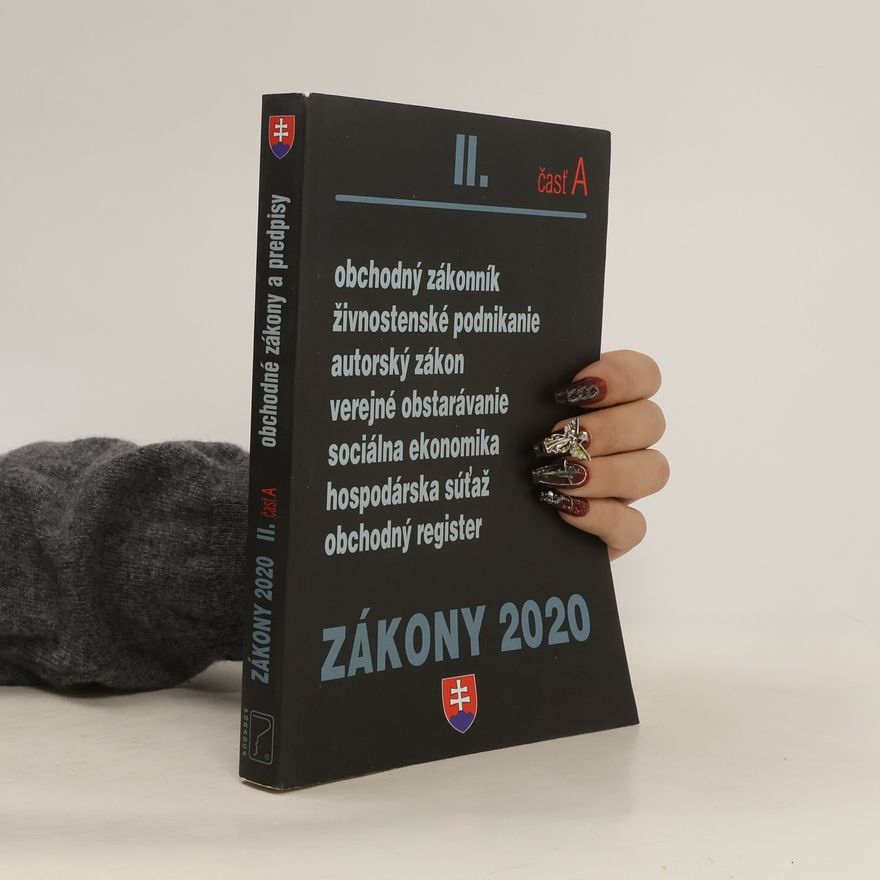 Kolektiv autorů Zákony 2020. II.časť A