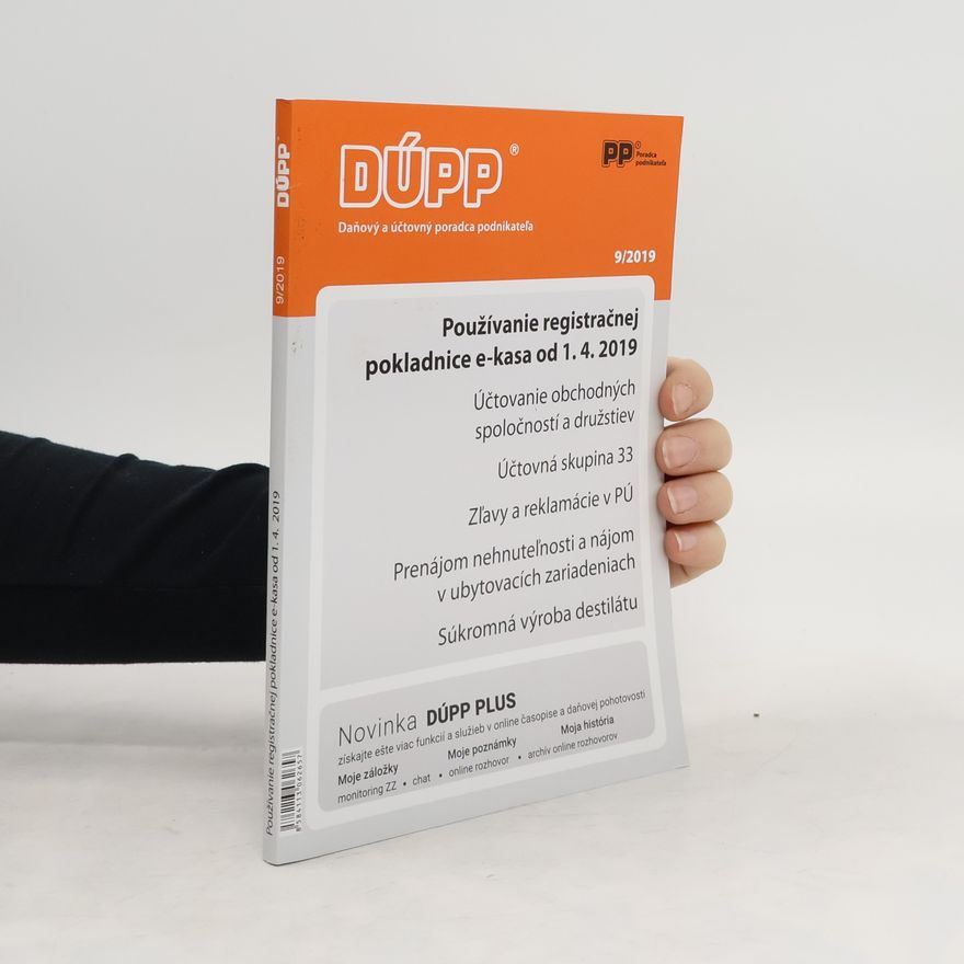 Kolektív autorov Používanie registračnej pokladnice e-kasa 9/2019