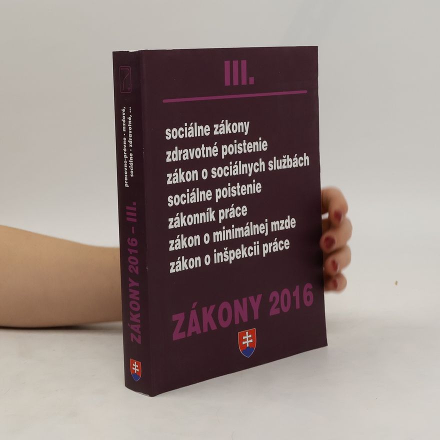 Kolektiv autorů Zákony 2016 III.