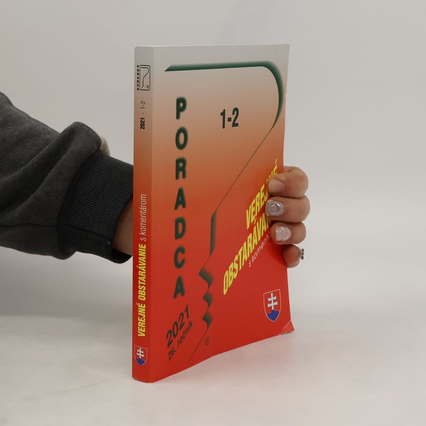 Kolektiv autorů Poradca 1-2. Verejné obstarávanie s komentárom.