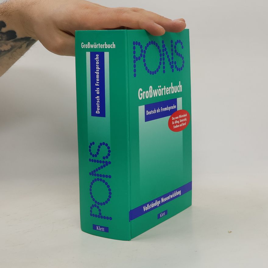 Susanne Balhar PONS Großwörterbuch Deutsch als Fremdsprache