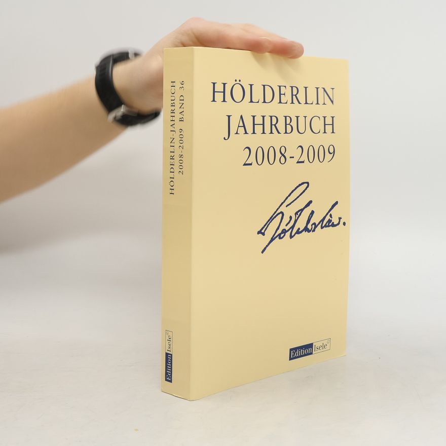 Collectif d'auteurs Hölderlin Jahrbuch 2008-2009