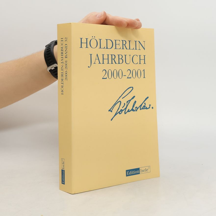 Collectif d'auteurs Hölderlin Jahrbuch 2000-2001