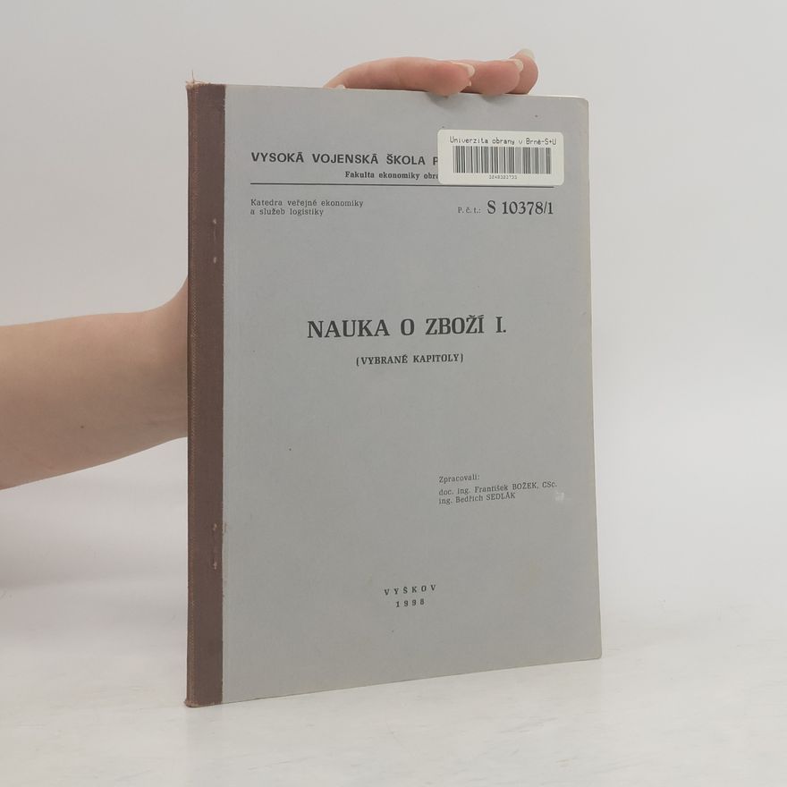 Kolektiv autorů Nauka o zboží I.