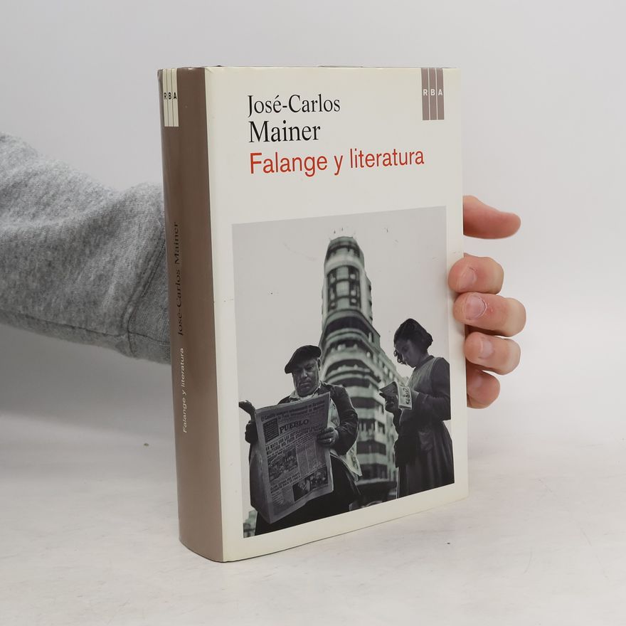 JoséCarlos Mainer Falange y literatura