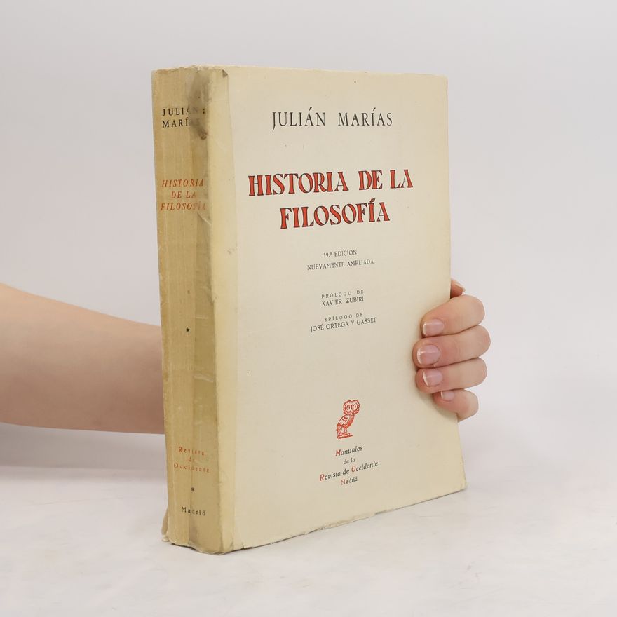 Julián Marías Historia de la Filosofía