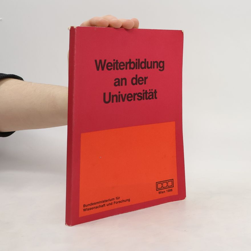 Kolektiv autorů Weiterbildung an der Universität