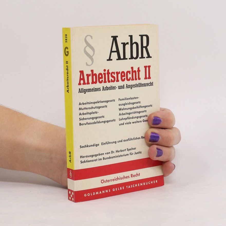 Kolektív autorov ArbR Arbeitsrecht II