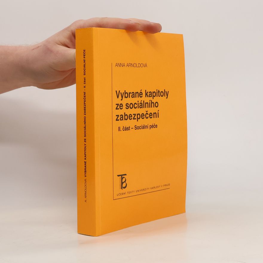Anna Arnoldová Vybrané kapitoly ze sociálního zabezpečení 2