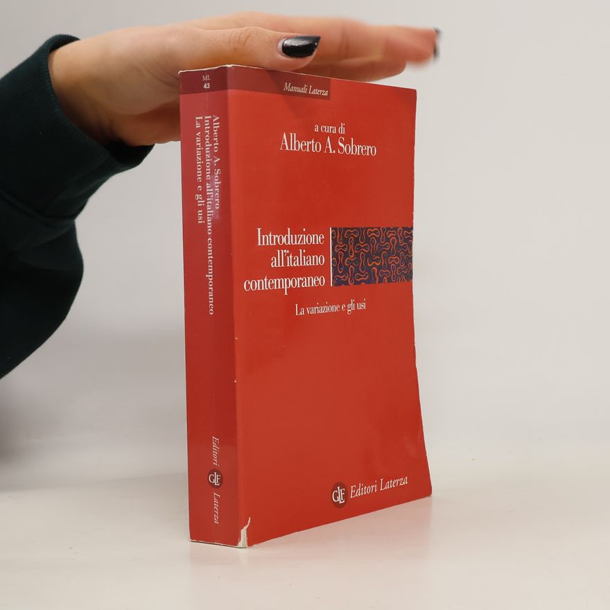 Alberto A. Sobrero Introduzione all'italiano contemporaneo