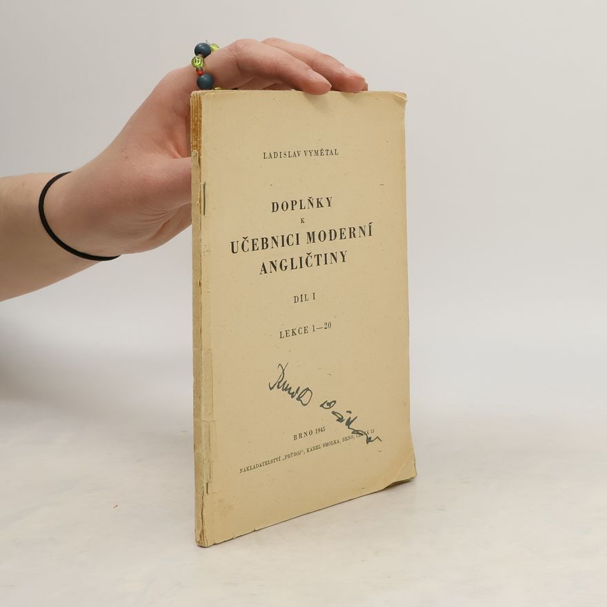 Ladislav Vymětal Doplňky k učebnici moderní angličtiny I