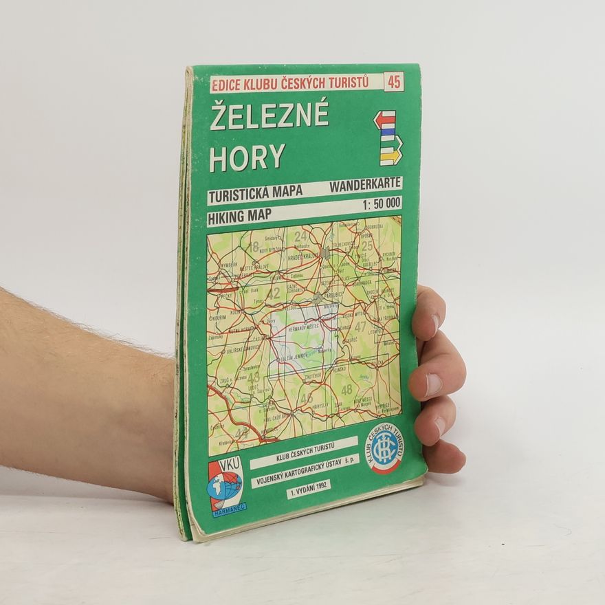Kolektiv autorů Železné hory. Turistická mapa 1:50 000