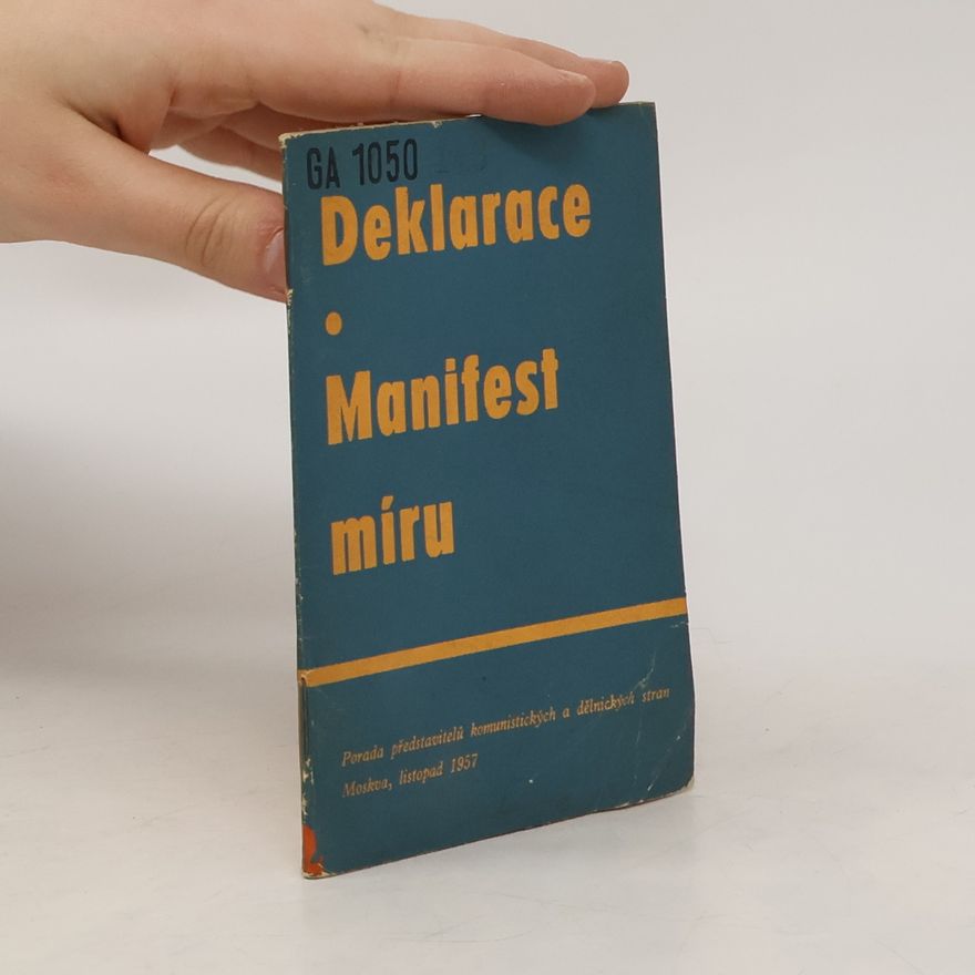 Kolektiv autorů Deklarace. Manifest míru