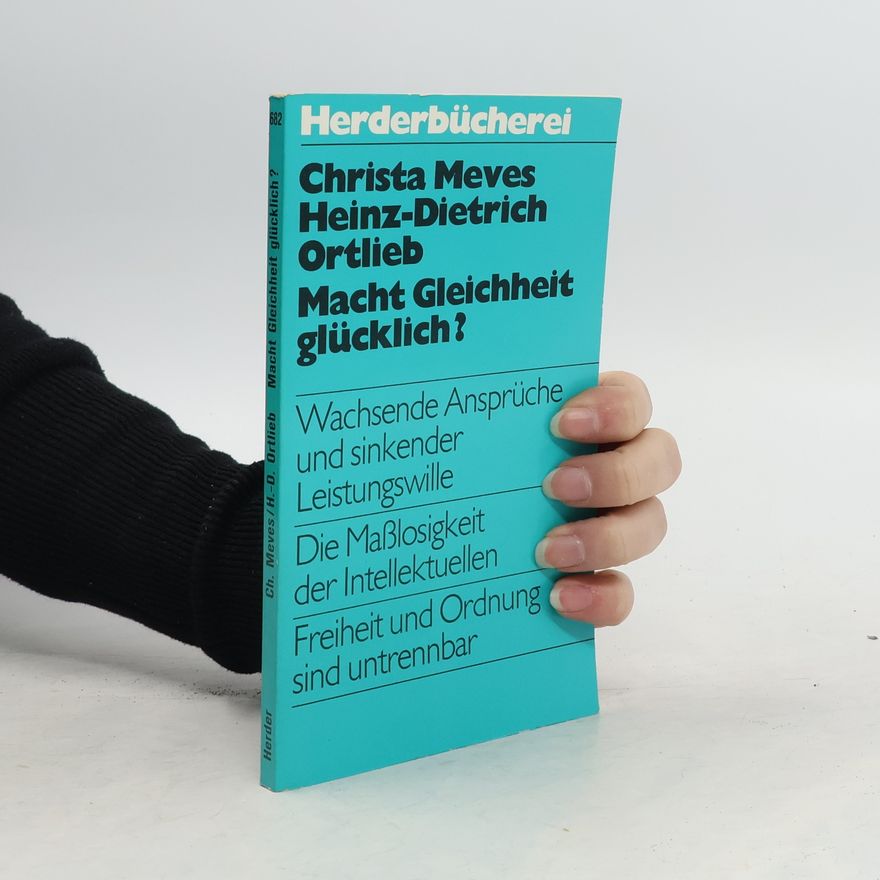 Christa Meves Macht Gleichheit glücklich?