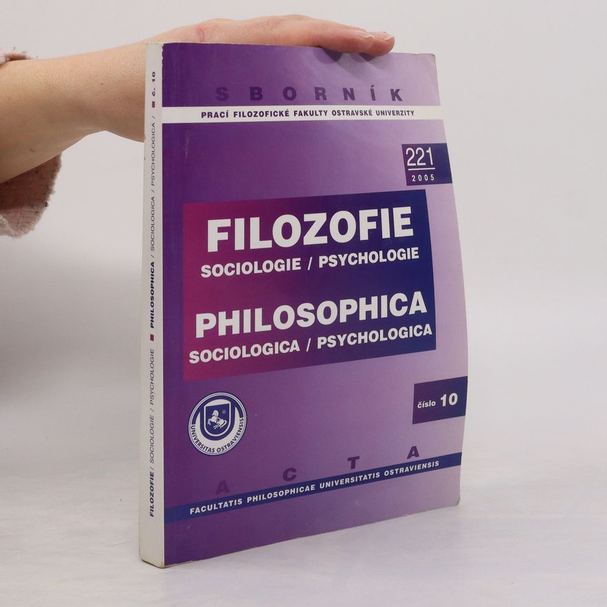 Tomáš Hauer Sborník prací Filozofické fakulty Ostravské univerzity 221