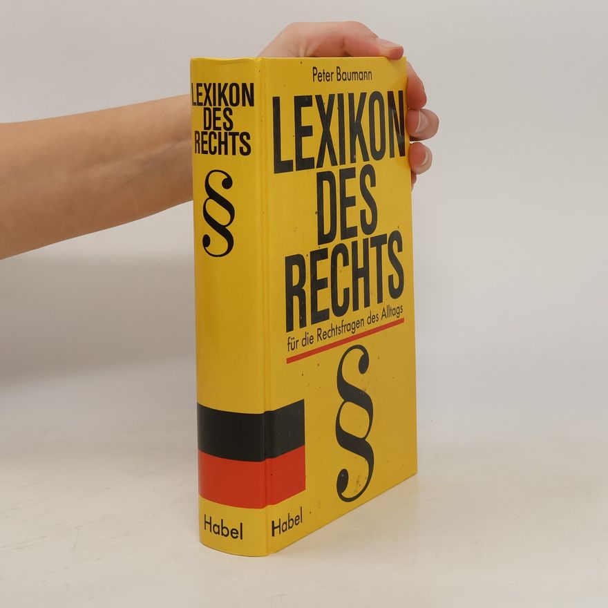 Peter Baumann Lexikon des Rechts