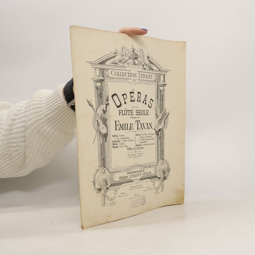 Emile Tavan Operas pour flûte seule