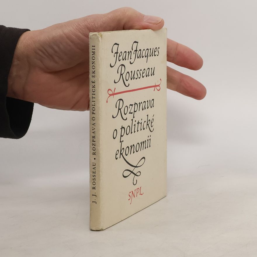 Jean-Jacques Rousseau Rozprava o politické ekonomii