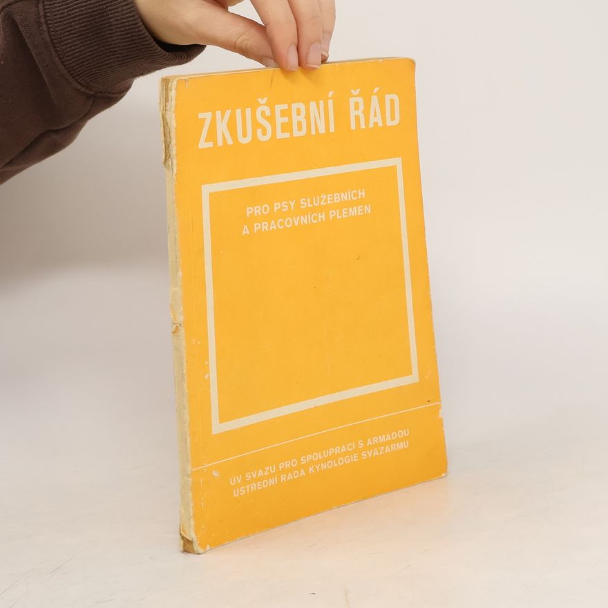 Collectif d'auteurs Zkušební řád pro psy služebních a pracovních plemen