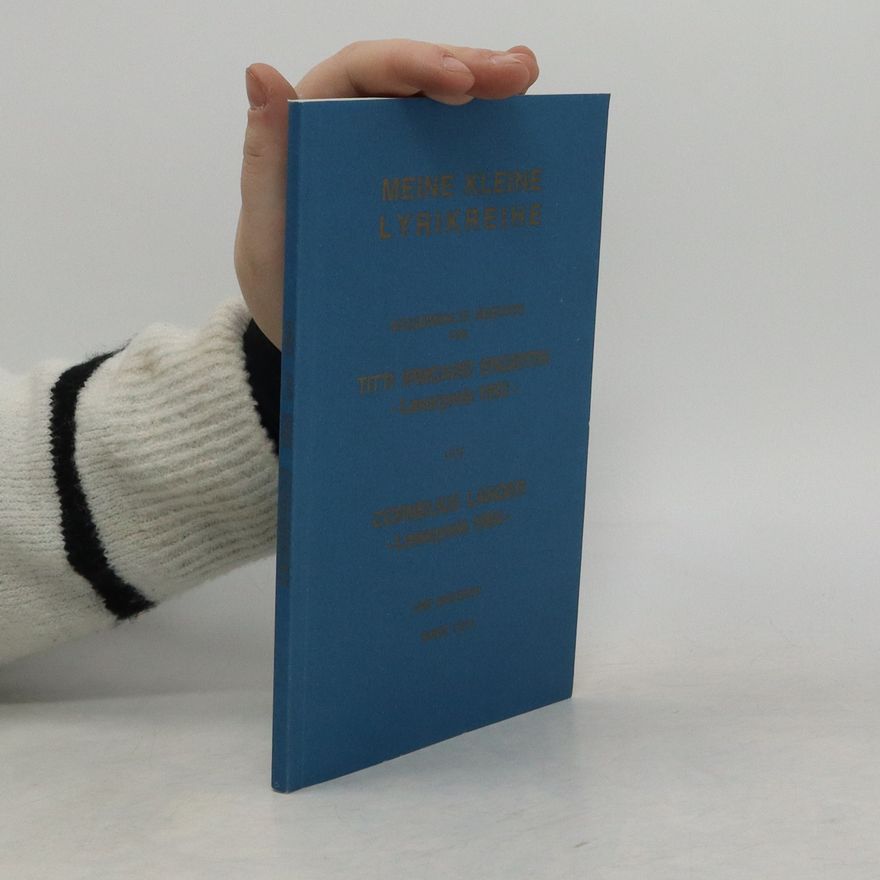 Various authors Meine Kleine Lyrikreihe