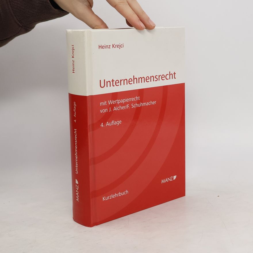 Heinz Krejci Unternehmensrecht