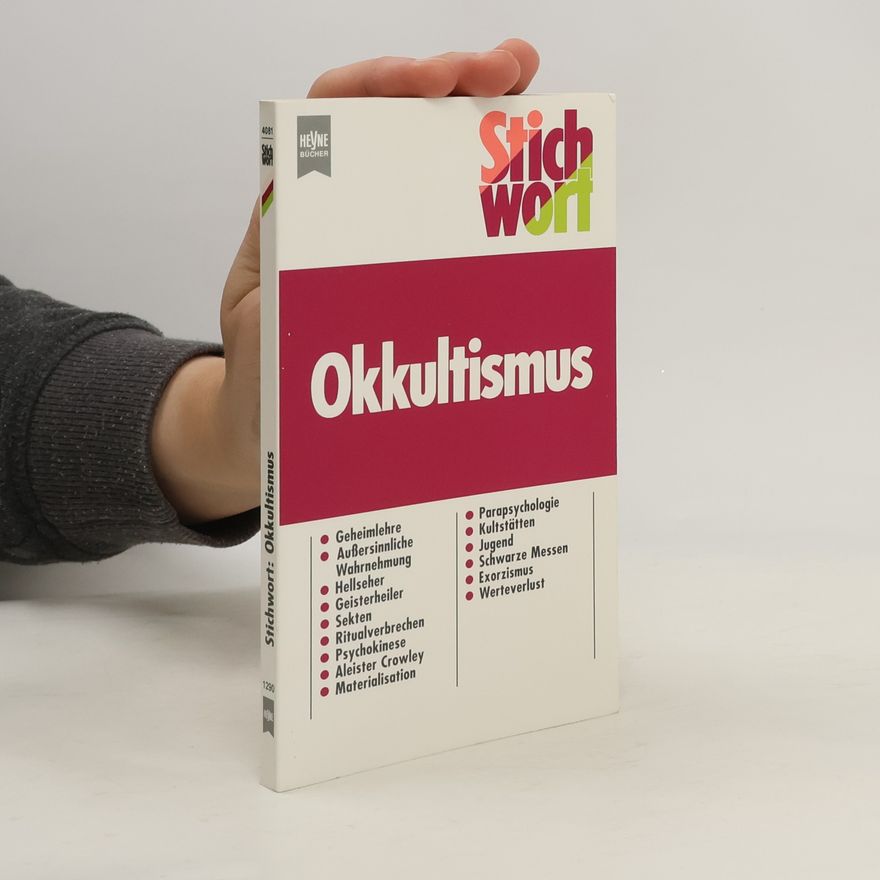 Steffen Rink Stichwort Okkultismus
