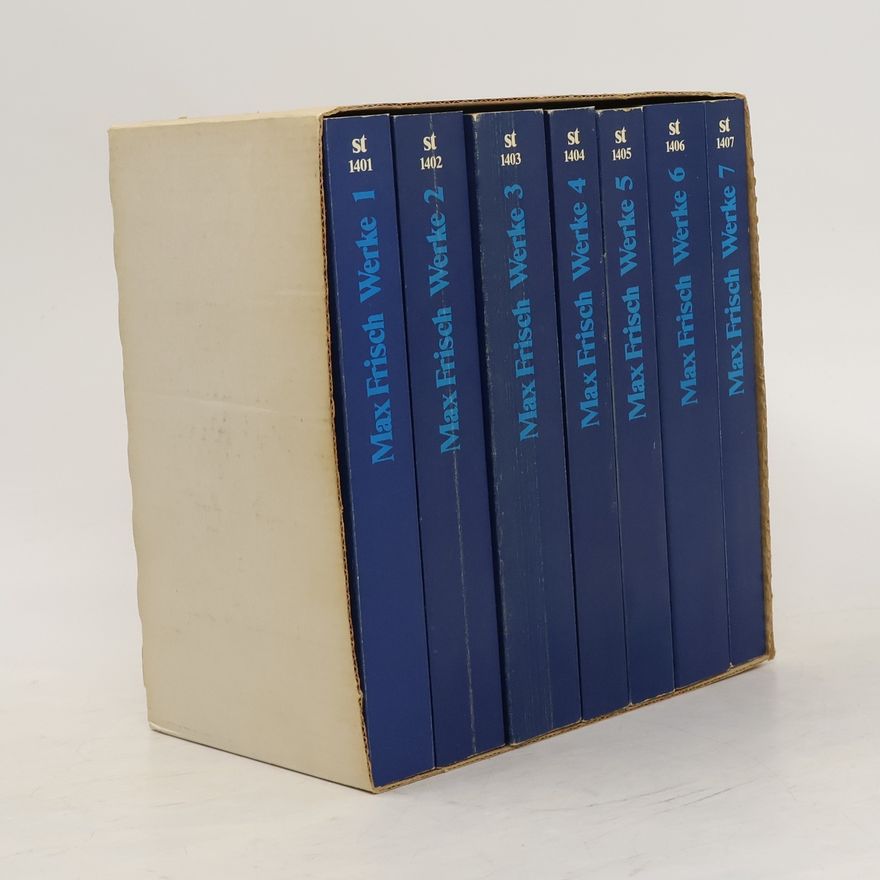 Max Frisch Gesammelte Werke in zeitlicher Folge, 1931 - 1985. Jubiläumsausgabe in sieben Bänden