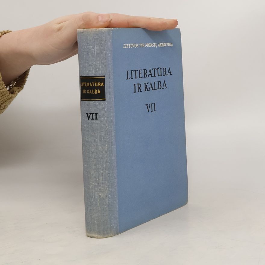 Kolektív autorov Literatūra Ir Kalba VII