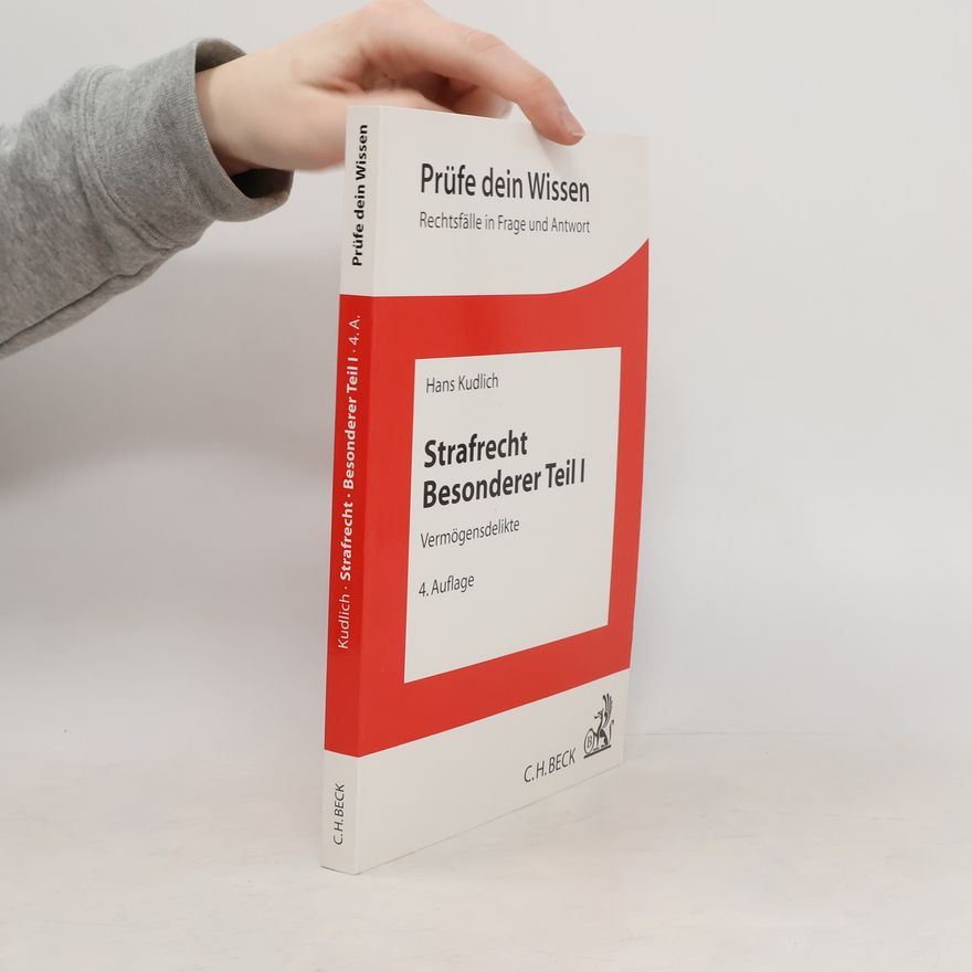 Hans Kudlich Strafrecht Besonderer Teil I