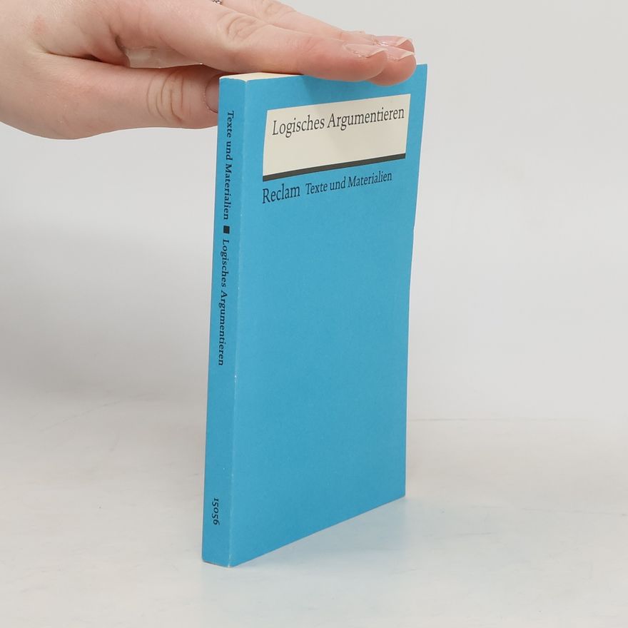 Wolfgang Weimer Logisches Argumentieren
