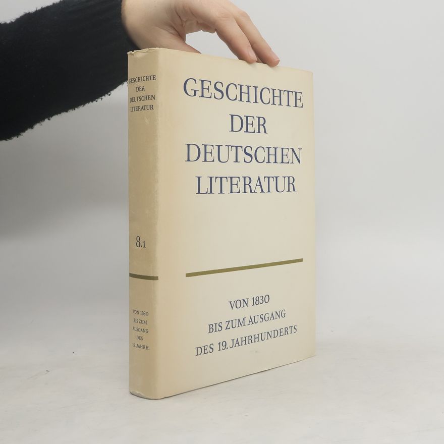 Kolektiv autorů Geschichte der deutschen Literatur 8.1
