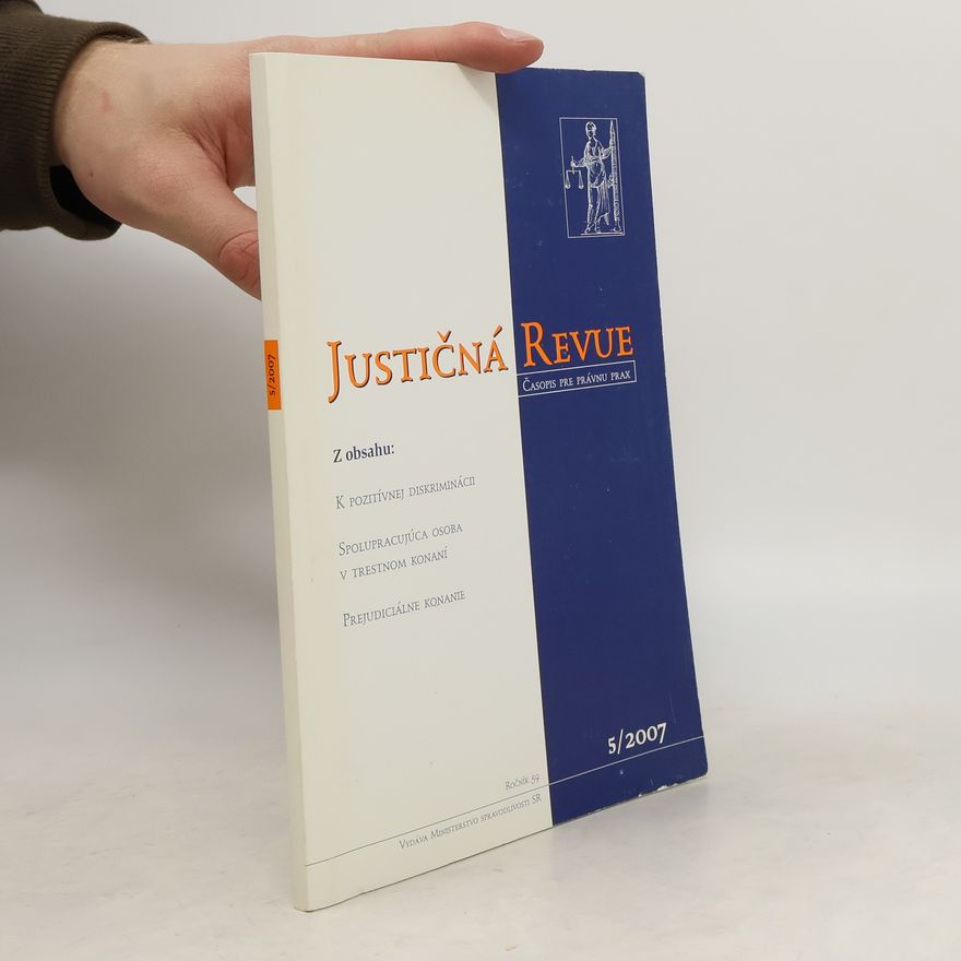 Kolektiv autorů Justičná Revue 5/2027