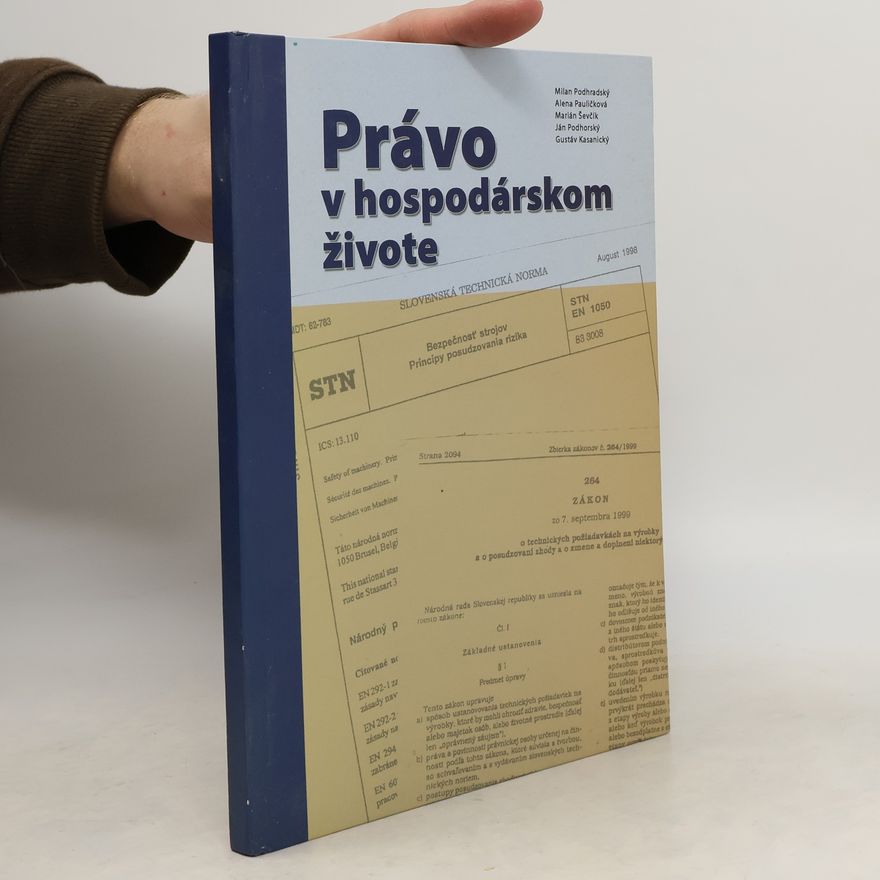 Ján Podhorský Právo v hospodárskom živote
