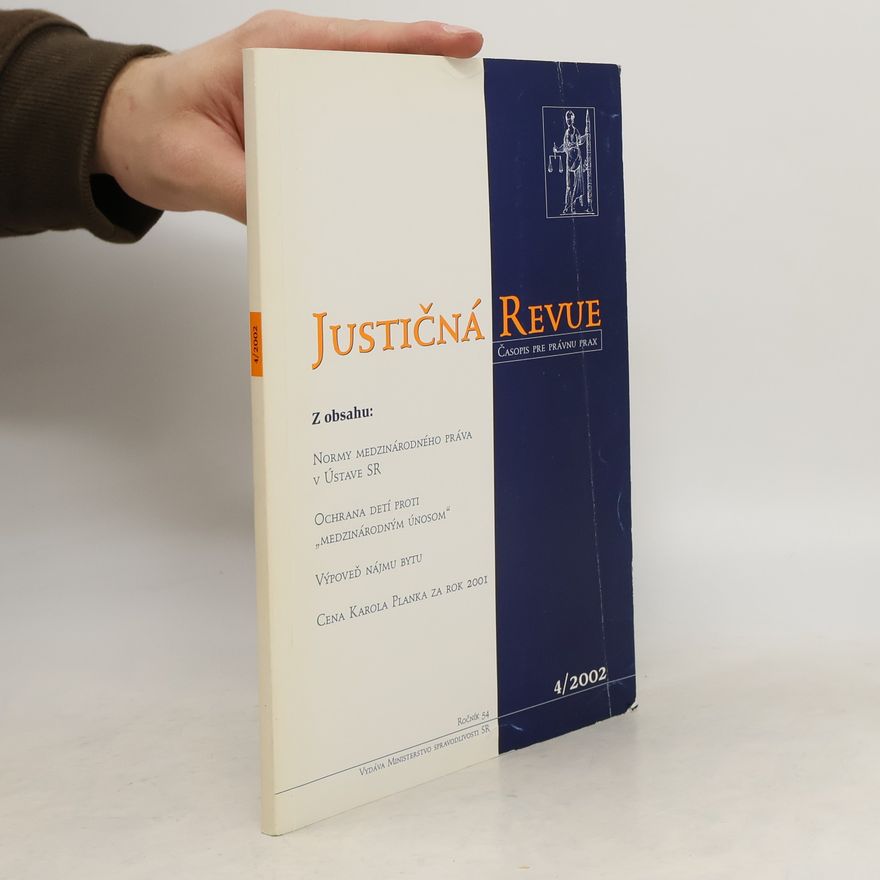 Kolektív autorov Justičná Revue 4/2002