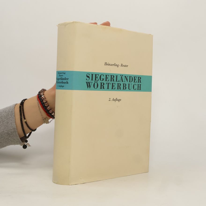 Jakob Heinzerling Siegerländer Wörterbuch