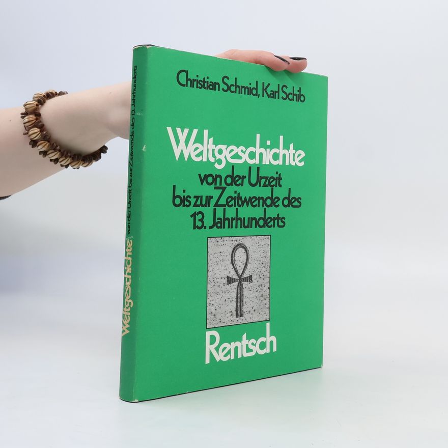 Christian Schmid Weltgeschichte von der Urzeit bis zur Zeitwende des 13. Jahrhunderts