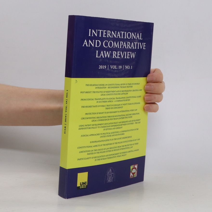 Kolektív autorov International and Comparative Law Review