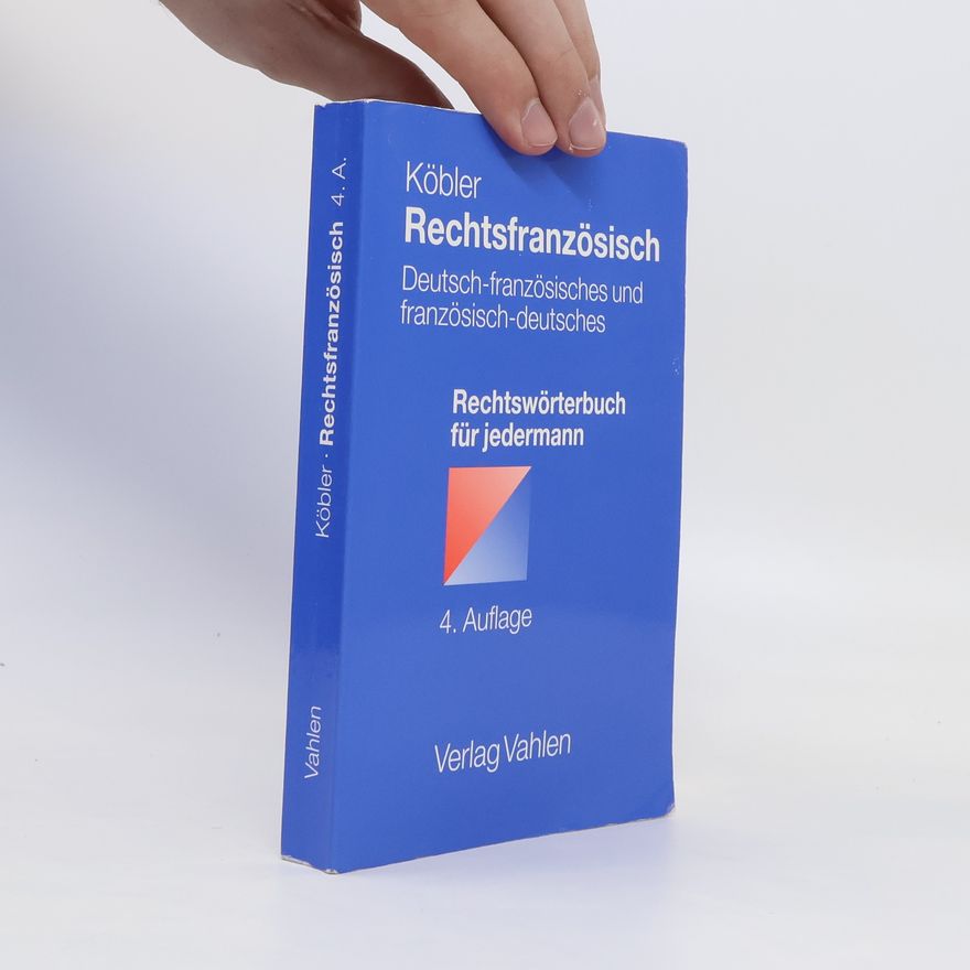Gerhard Köbler Rechtsfranzösisch