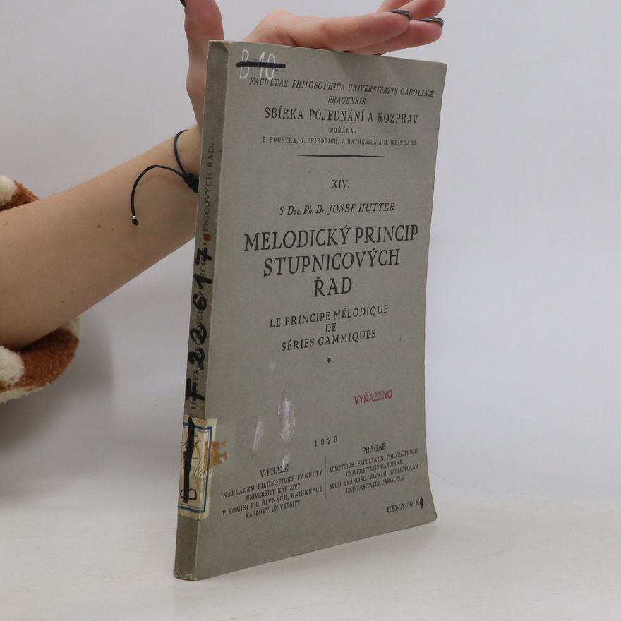 Josef Hutter Melodický princip stupnicových řad