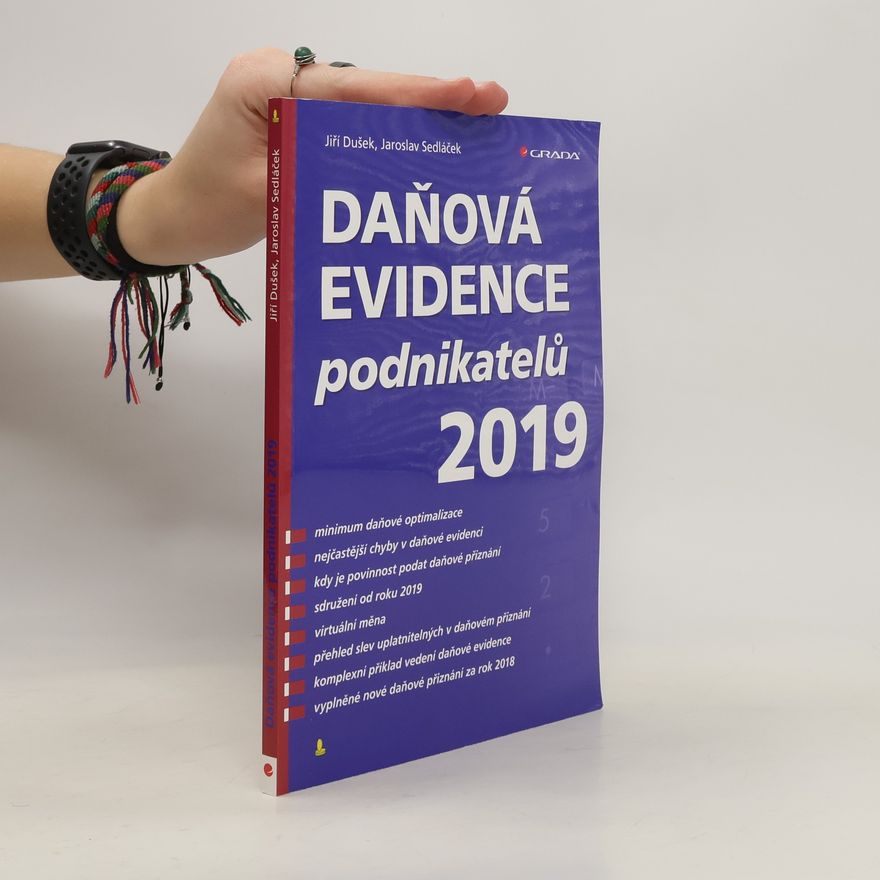 Jaroslav Sedláček Daňová evidence podnikatelů 2019